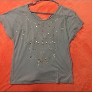 Cute shirt! Used but in pretty good condition!