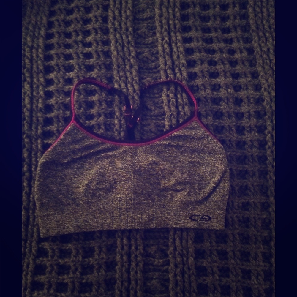 Cute sports bra from Target.