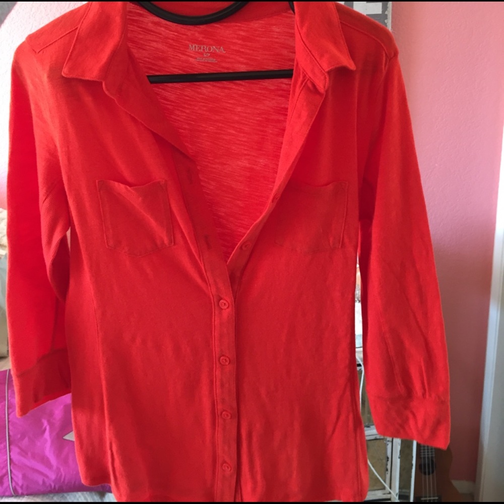 Button Down Blouse - Picture 2 of 3
