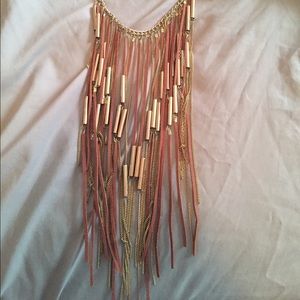 Pocahontas style faux leather necklace!