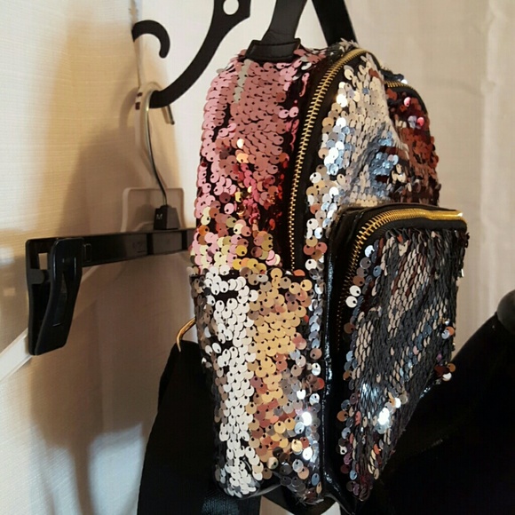FINALNew Color available  Mermaid Sequins Backpack - Picture 2 of 4