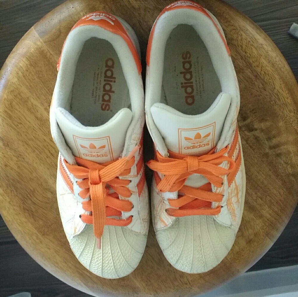 Rare Orange Adidas Superstar