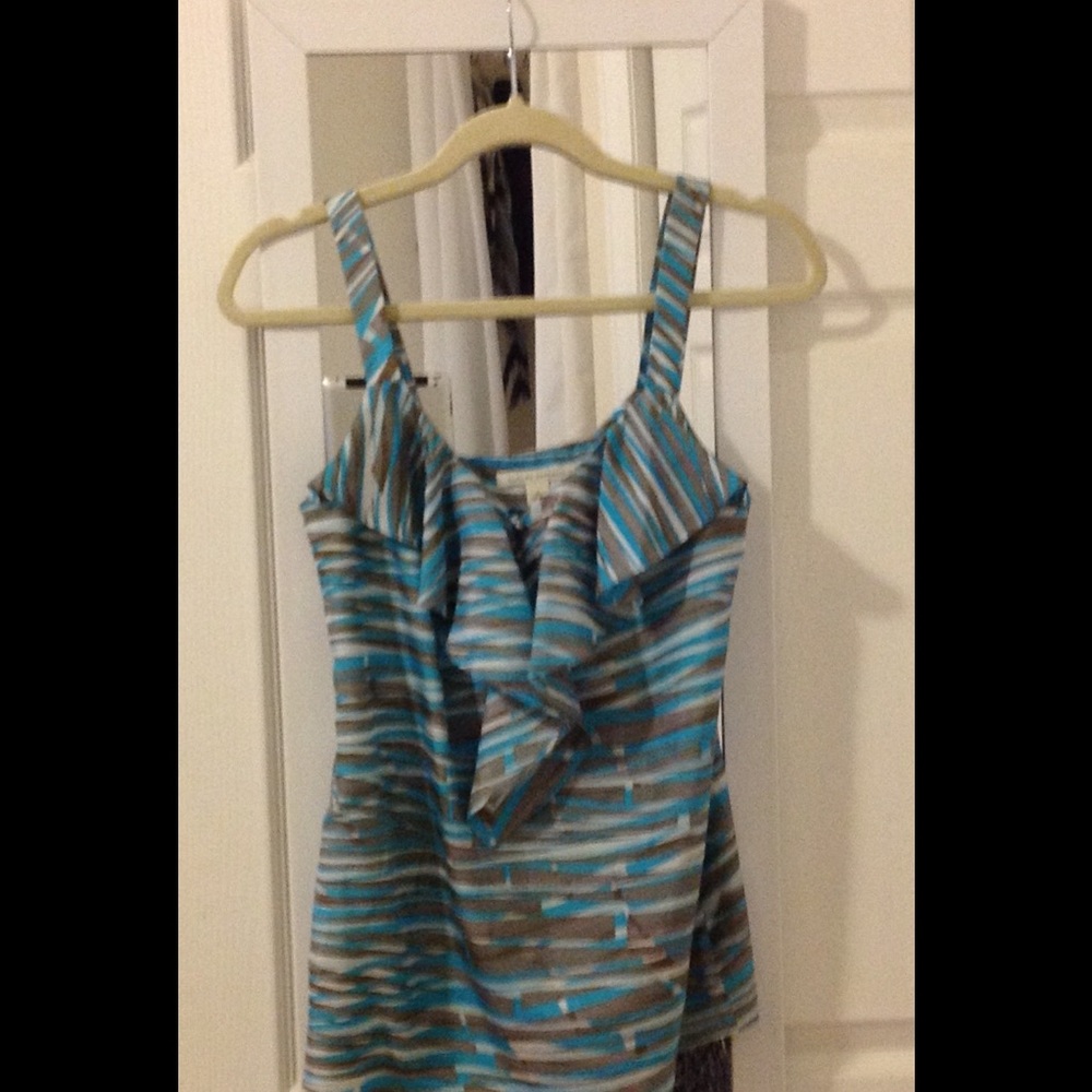 Ruffle tank blouse