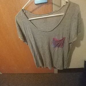 Galexy pocket crop top