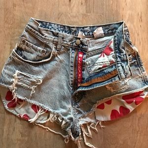 Lucky Brand Handmade High-Waisted Shorts
