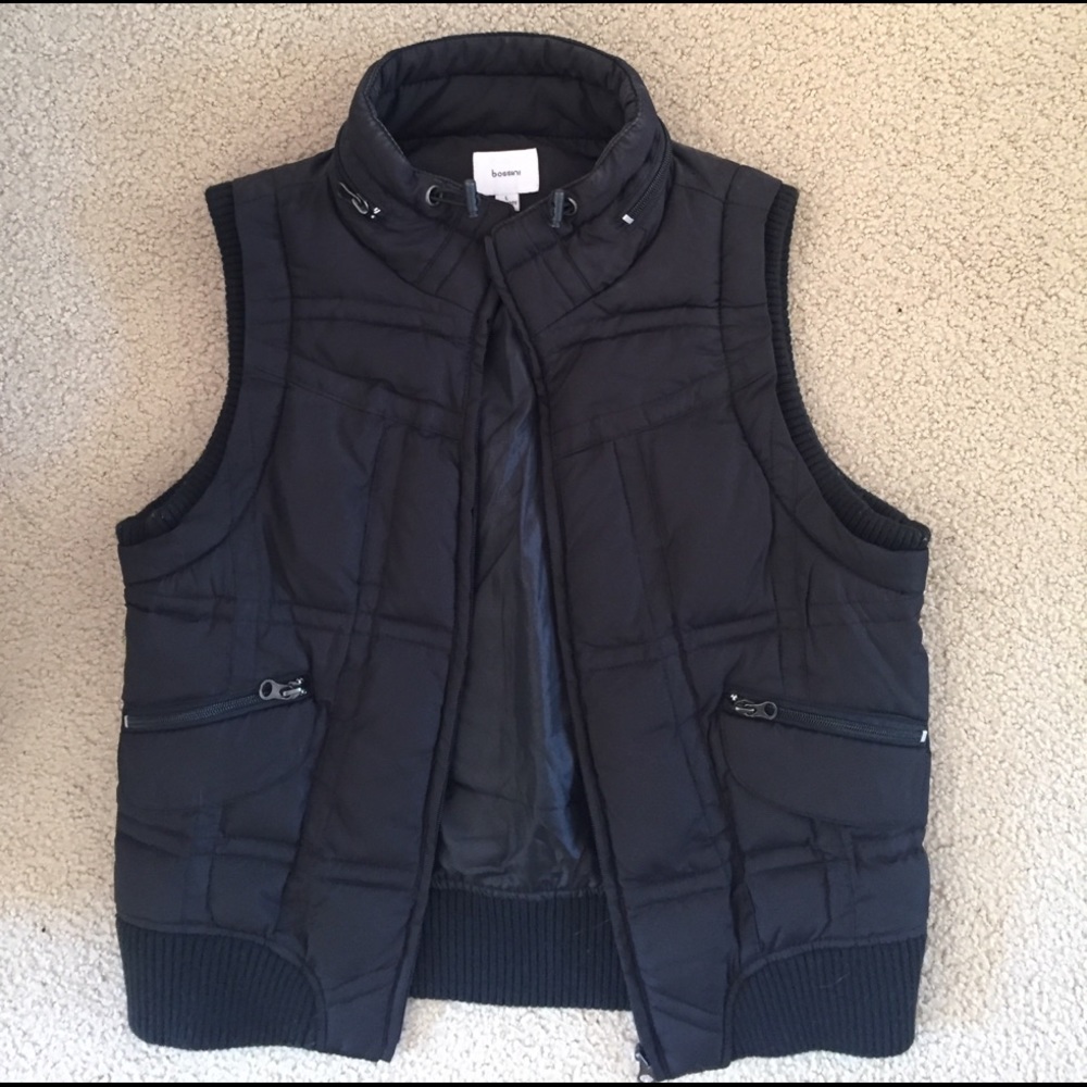 Black Puffer Vest