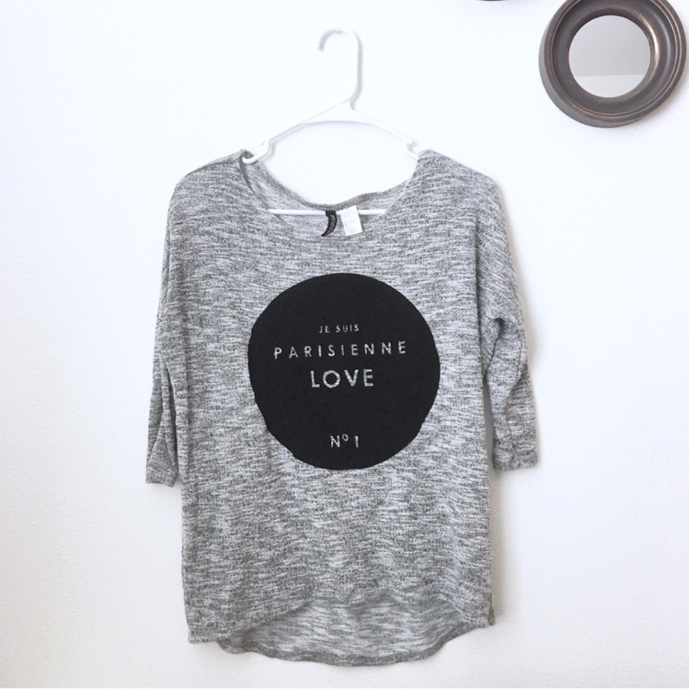 ❌ SOLD ❌ H&M divided 3/4 sleeve top