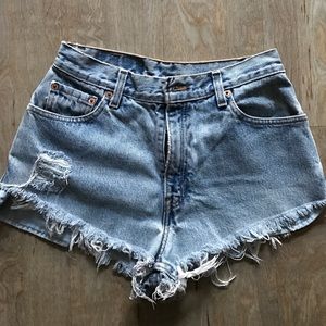 Levi's Handmade High-Waisted Shorts
