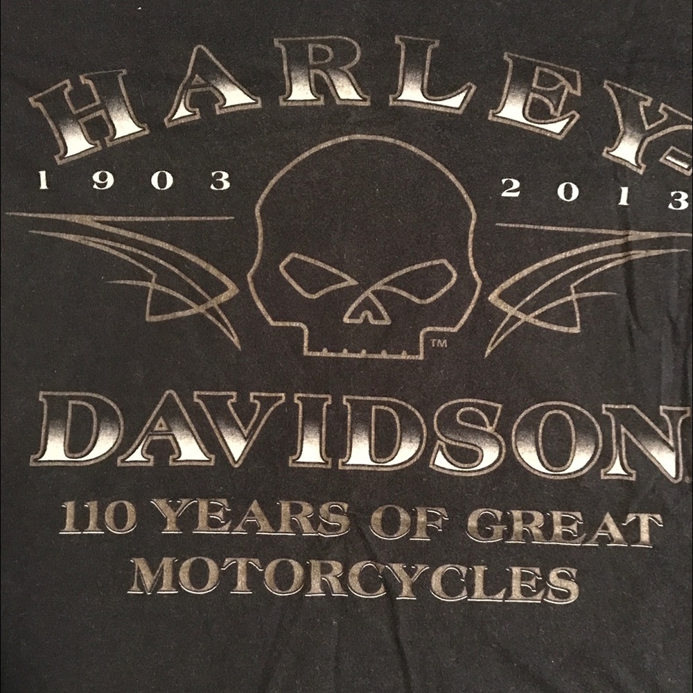 Genuine Harley Davidson 110th Anniversary shirt