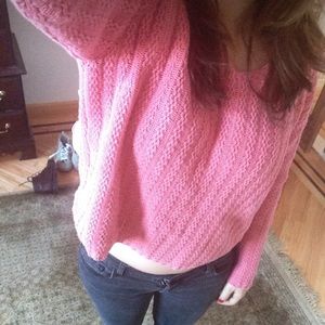 Pink sweater