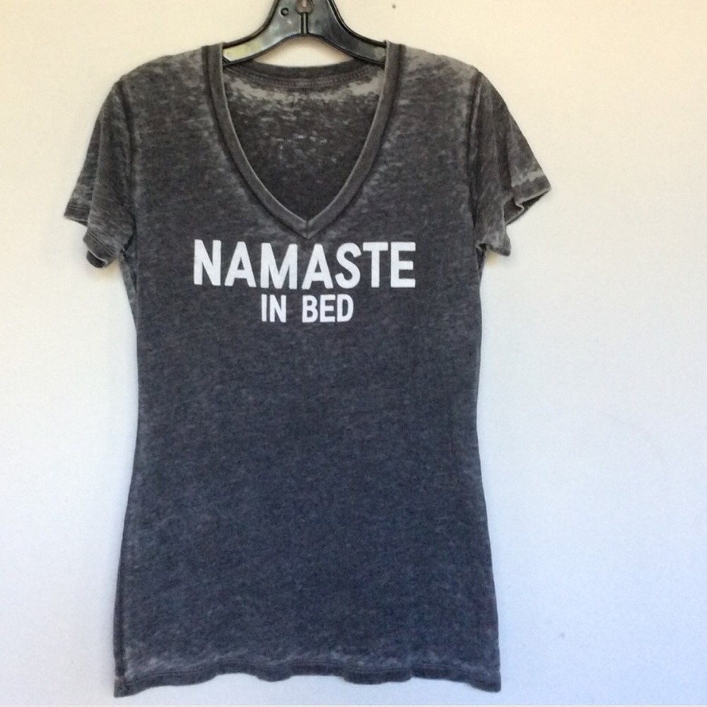 Namaste in Bed t-shirt