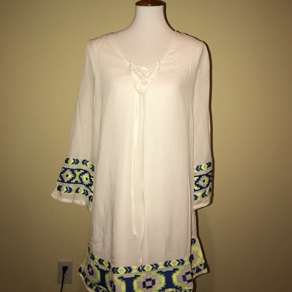 💵💵💵Last Chance White Summer Dress - Picture 2 of 4