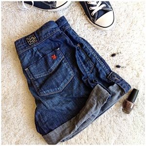 Lucky Brand Drawstring Denim Shorts