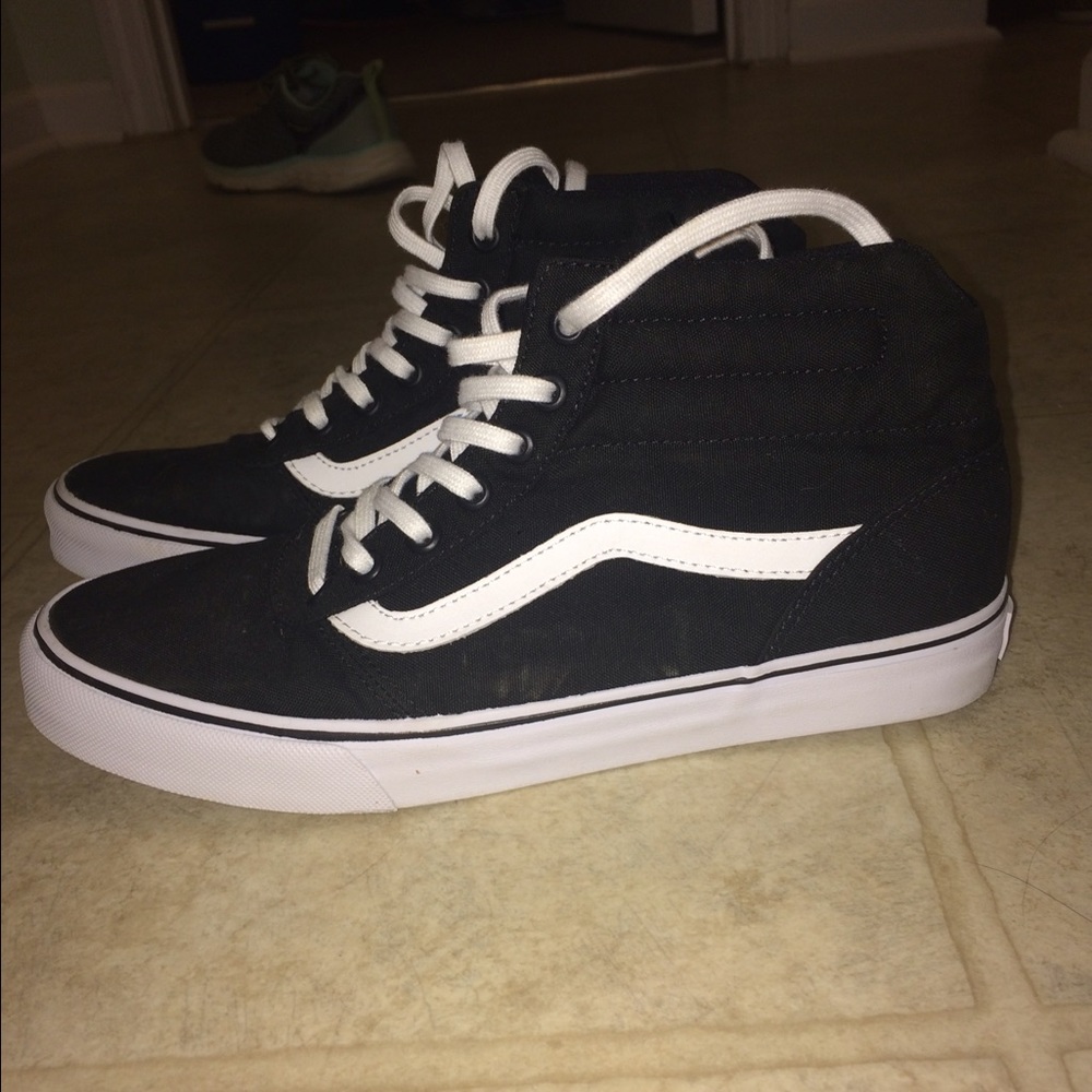 Black high top vans