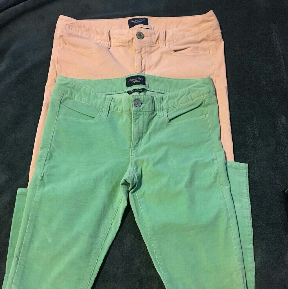American Eagle corduroy skinny pants size 8