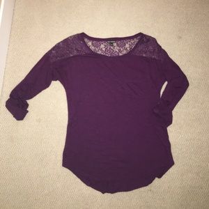 Express lace long sleeve T Shirt
