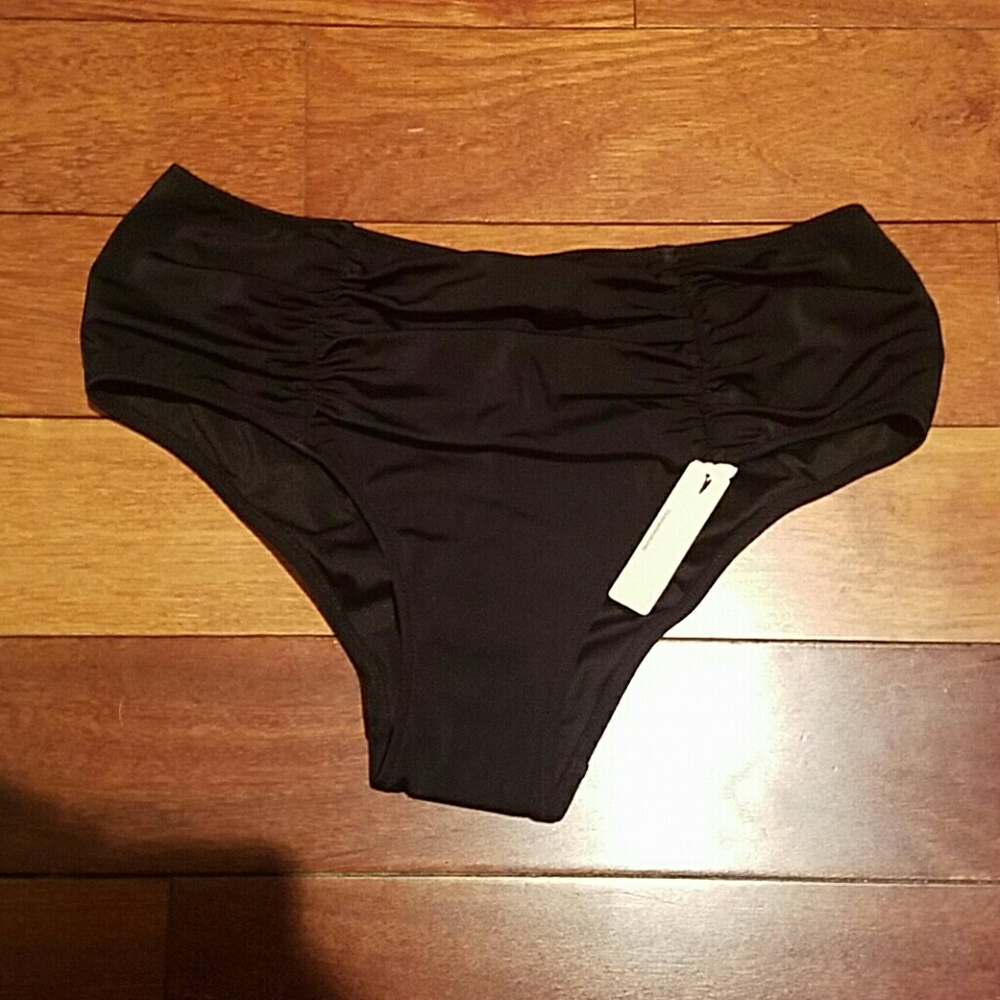 VS High-Waisted Ruched Bikini Bottom