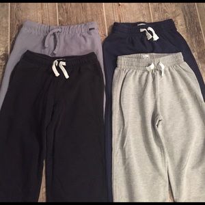 Four pair boys sweatpants