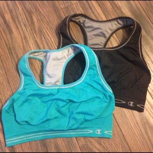 2 reversible champion sports bras