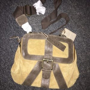 Sahalie suede castaway bag