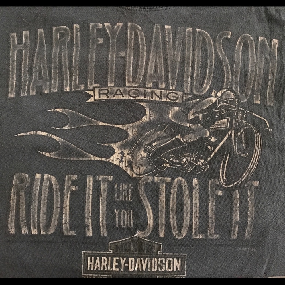 Harley Davidson Ride it Like You Stole it tee