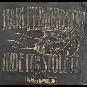 Harley Davidson Ride it Like You Stole it tee