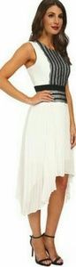 BCBG white Adelyn dress