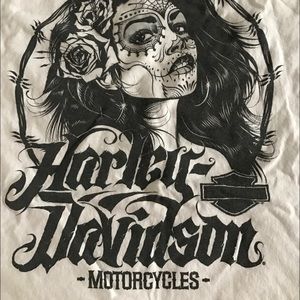 Harley Davidson Sugar Skull shirt