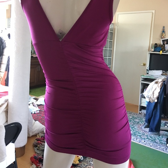 Short dress - purple never been worn but lost tag - Picture 3 of 5