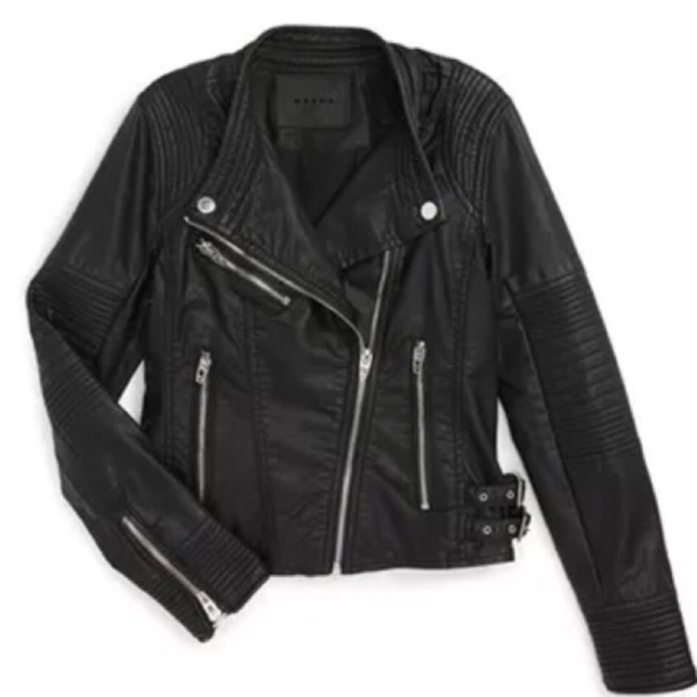 BRAND NEW FAUX LEATHER JACKET