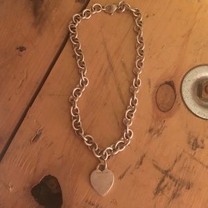 Tiffany & co engravable necklace