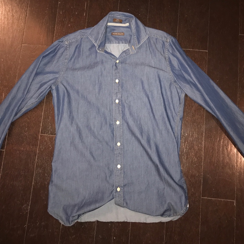 Peter Millard denim dress shirt