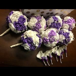 Wedding brooch bouquet set!