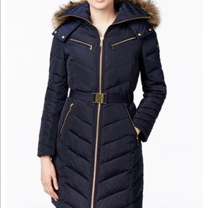 Michaels Kors Navy Puffer Coat