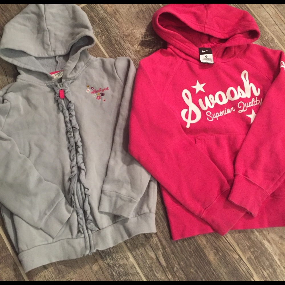 Two girls sweatshirts