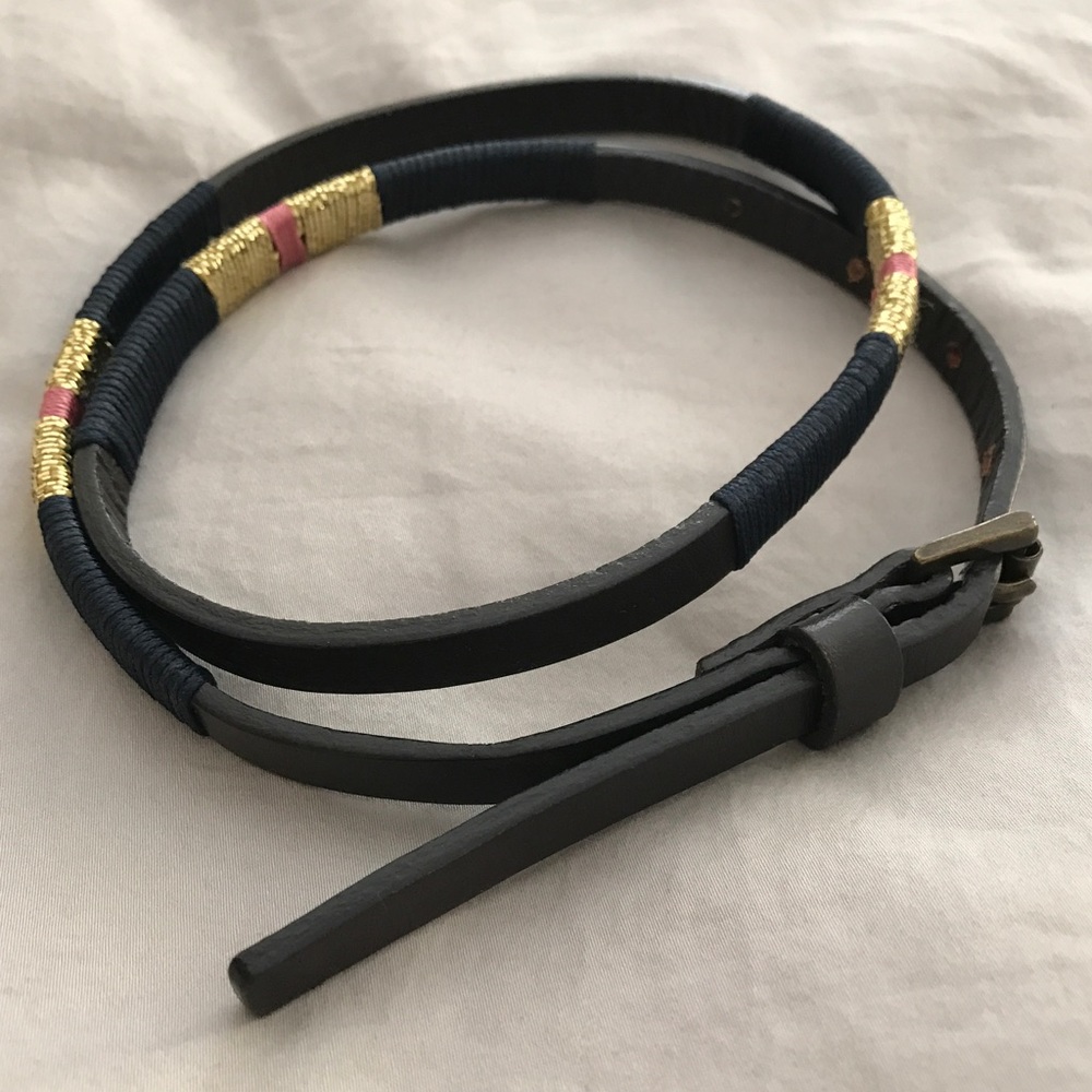 Linea Pelle Skinny Leather Belt