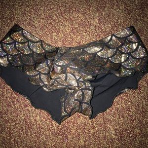 Gold mermaid spandex