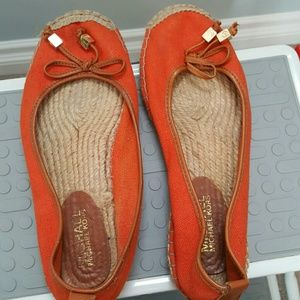 Michael Kors Orange Espadrilles
