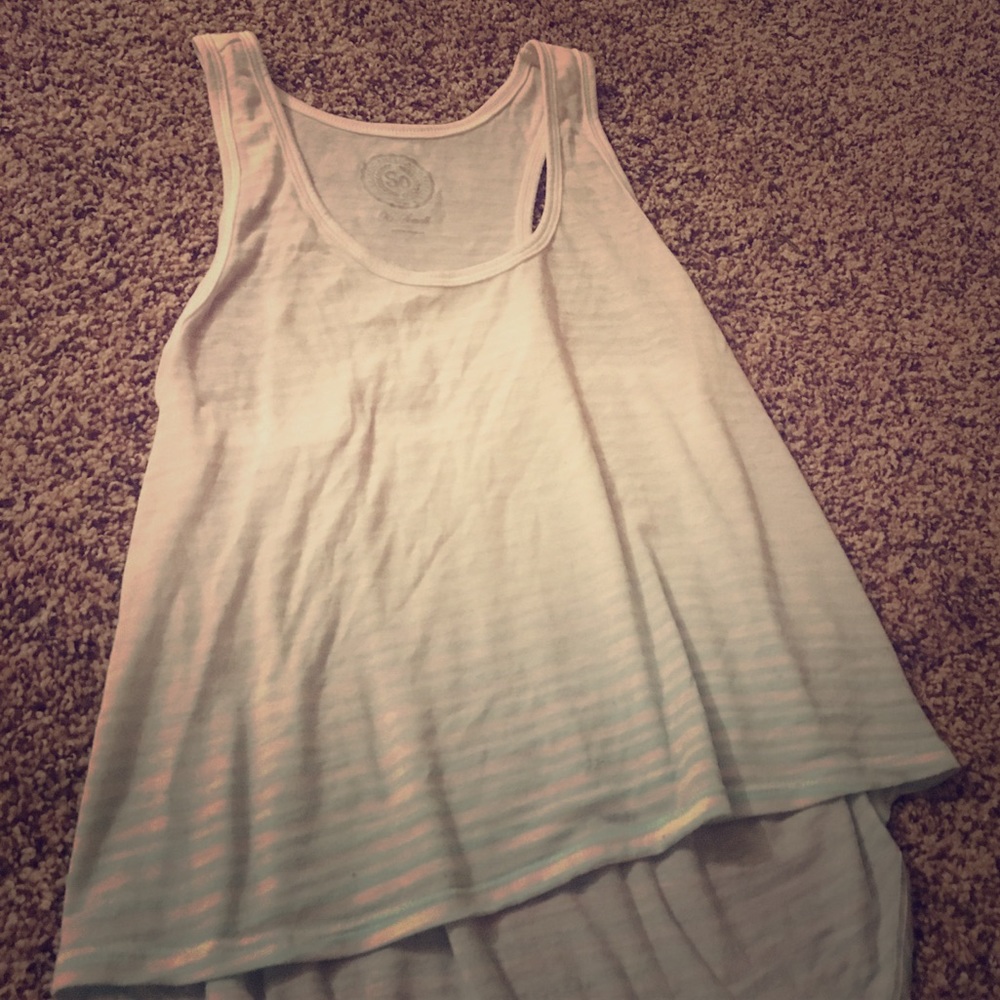Blue Ombré Tank Top