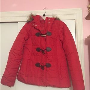 Perfect condition red Aeropostale puffer jacket