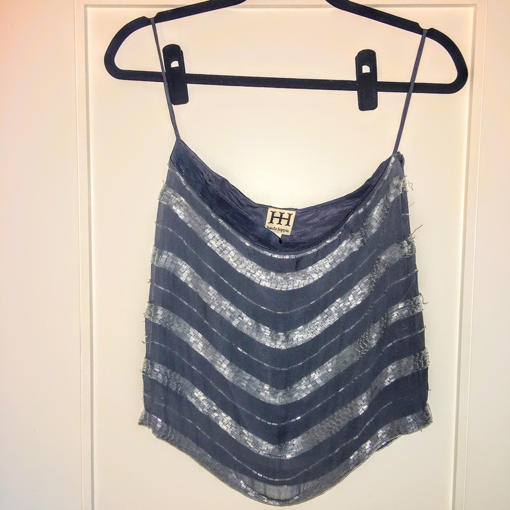Haute Hippie Embellished Beaded Mini