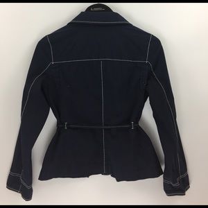 Ann Taylor Jackets & Coats - Navy nautical windbreaker boat jacket Ann Taylor Jackets & Coats - Navy nautical windbreaker boat jacket