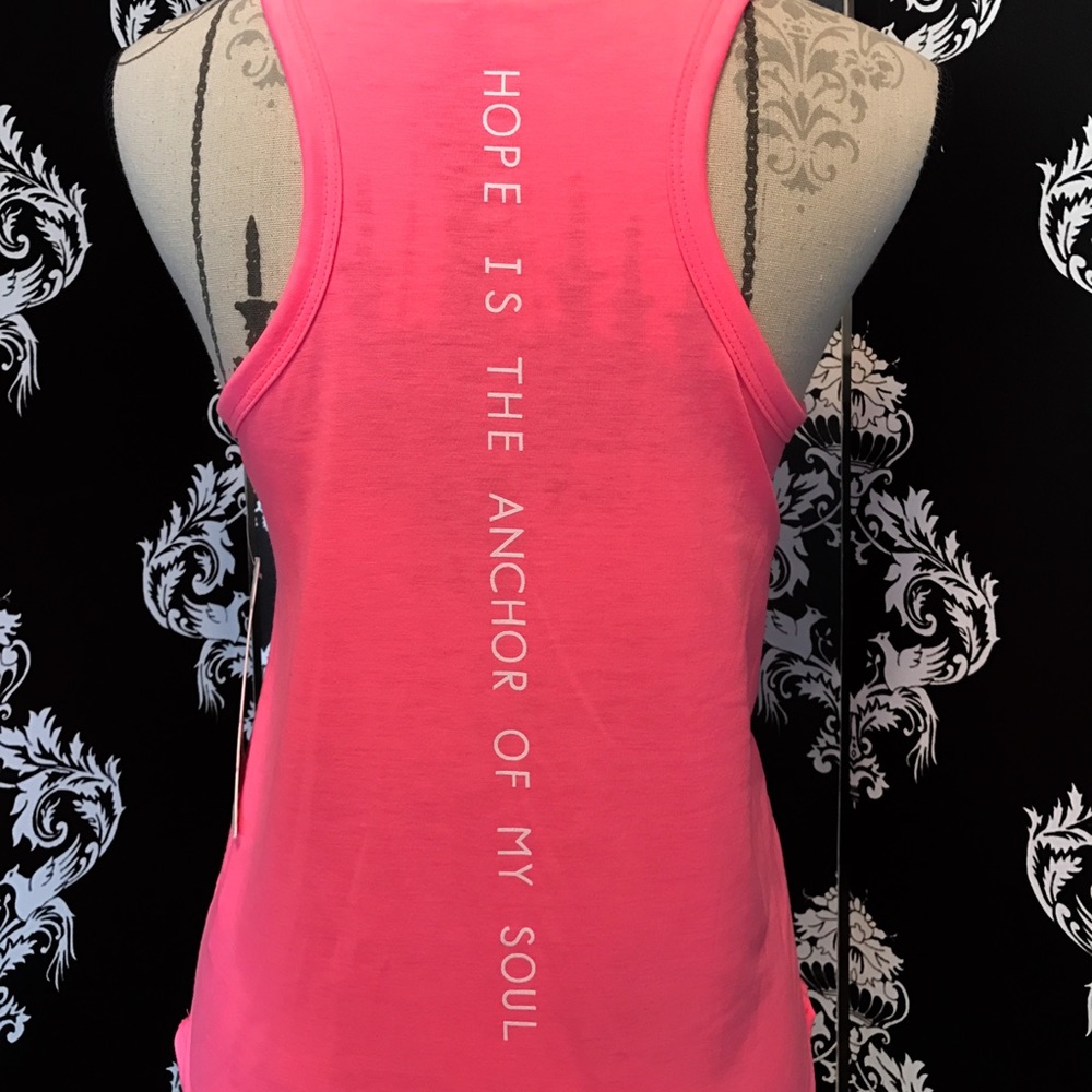 NWT! 🍀 Hot Pink ⚓️ Anchor Tank W/Cute Back! - Picture 2 of 4