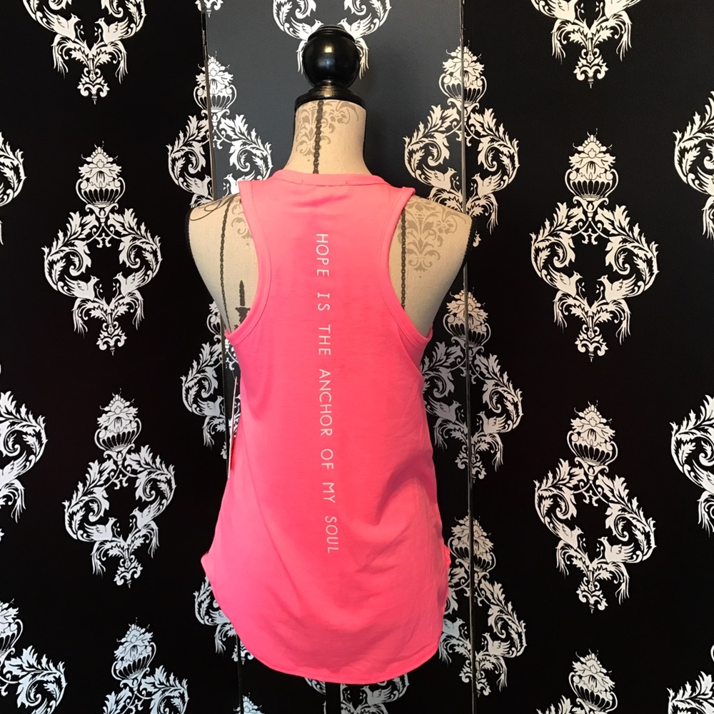 NWT! 🍀 Hot Pink ⚓️ Anchor Tank W/Cute Back! - Picture 4 of 4