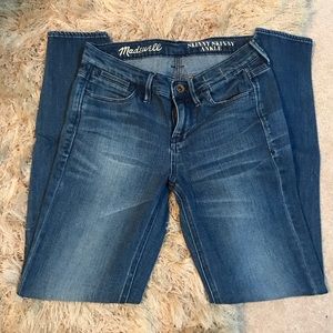 Medium wash denim