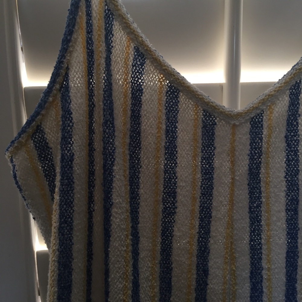 ZARA striped cloth romper size Medium