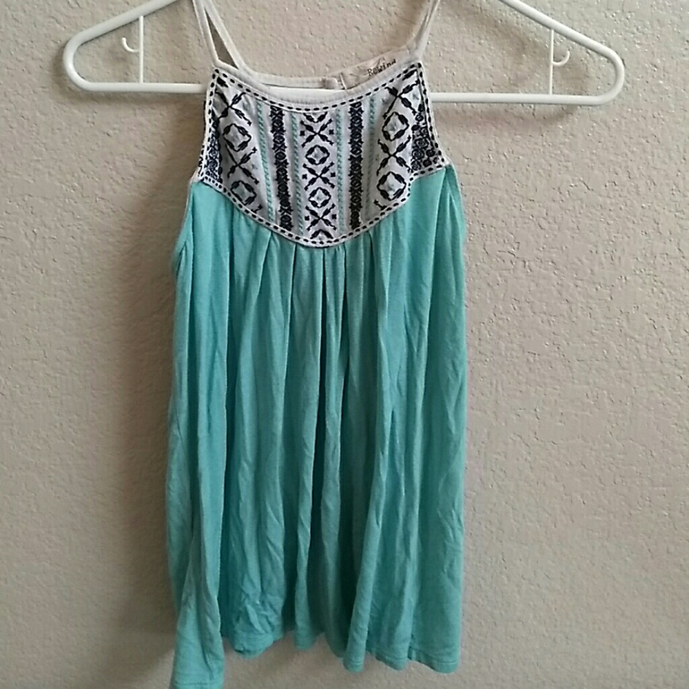 Tribal pattern flowy tank top