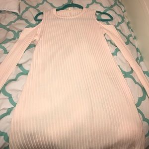 Pink cut shoulder Wet Seal Dress