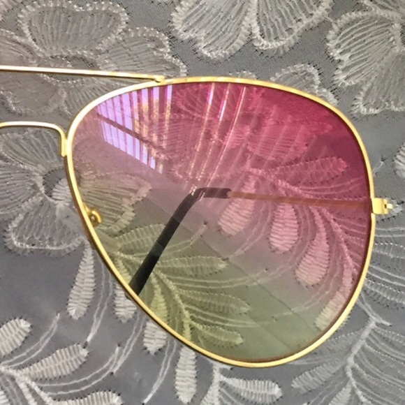 🌸Pink & Yellow🌼 Ombré Aviators - Picture 4 of 4