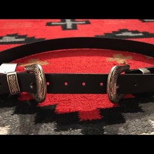 ASOS double buckle belt